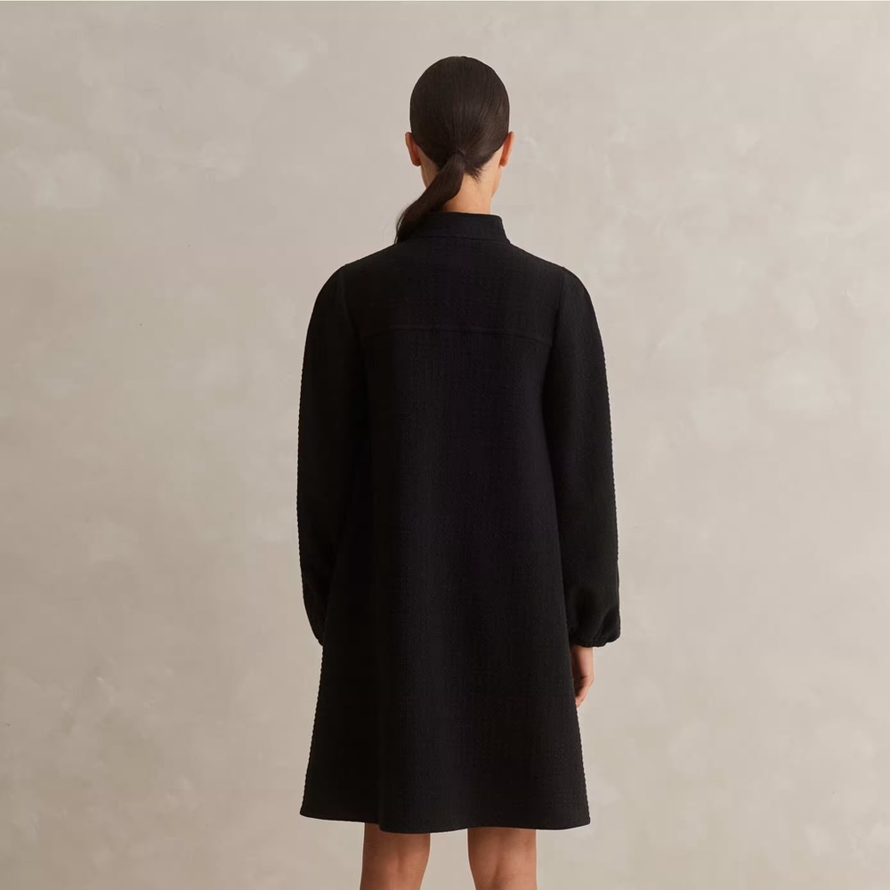 ME+EM Sporty Jacquard Zip Up Swing Dress
Jacquard Ponte Jersey Black Dress - Picture 4 of 7